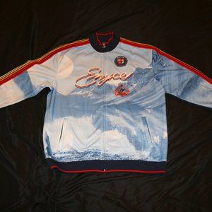 90s ENYCE  Blue Mountain Rescue Full Zip Track Rare Y2K